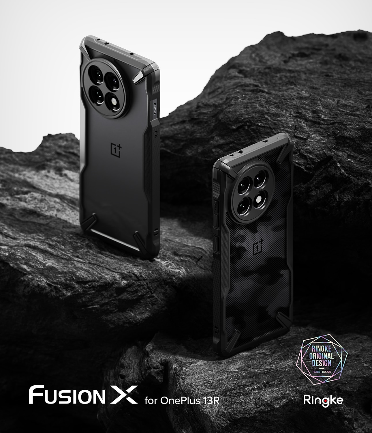 Fusion X Case  OnePlus 13R Musta