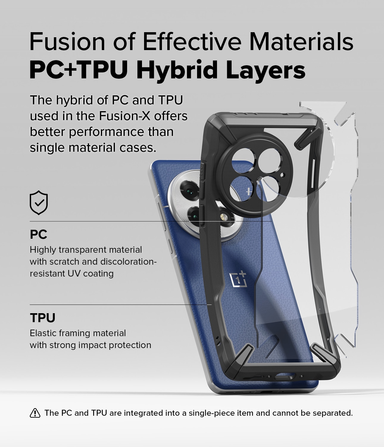 Fusion X Case  OnePlus 13 musta