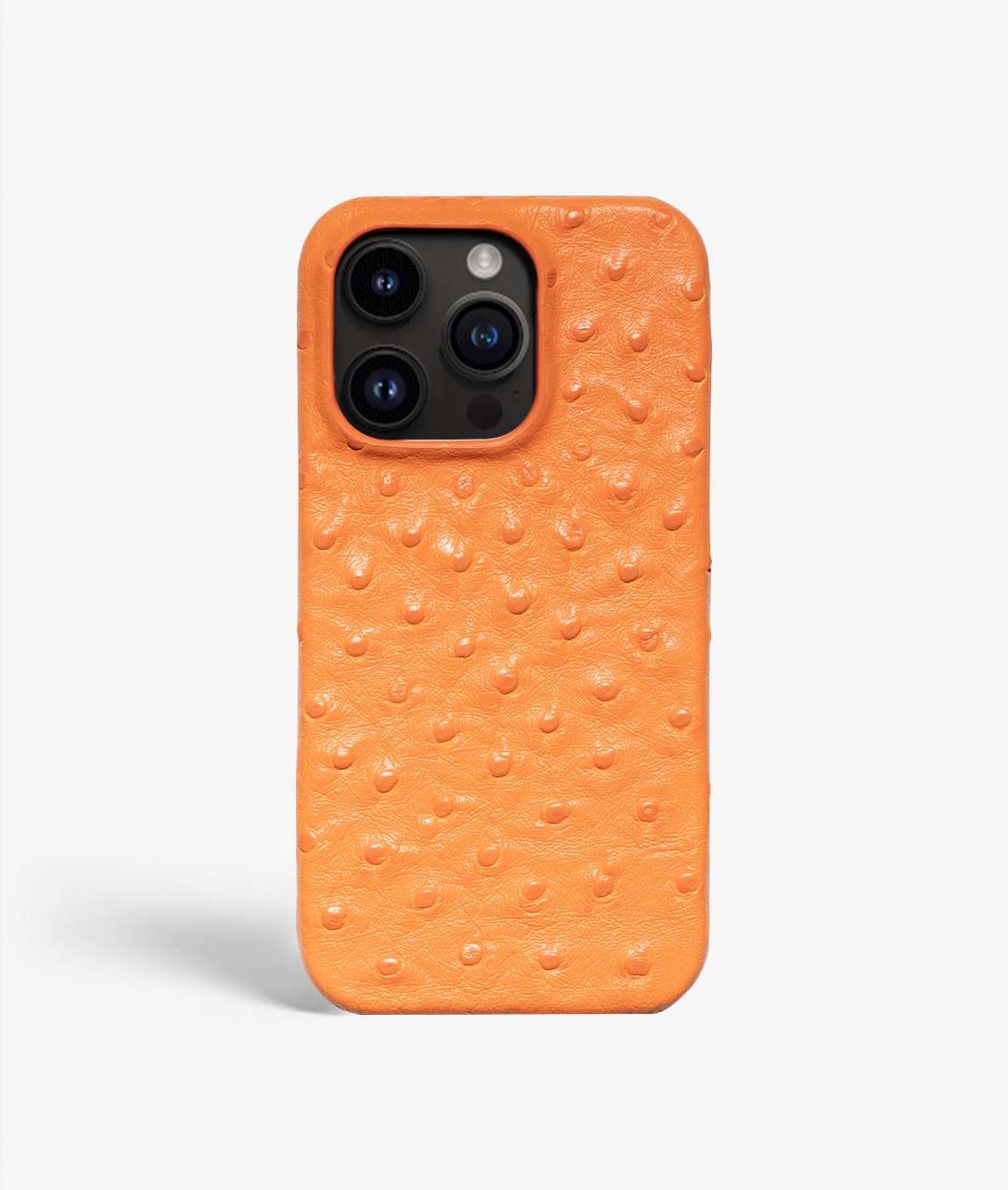 Kuori iPhone 14 Pro Ostrich Orange