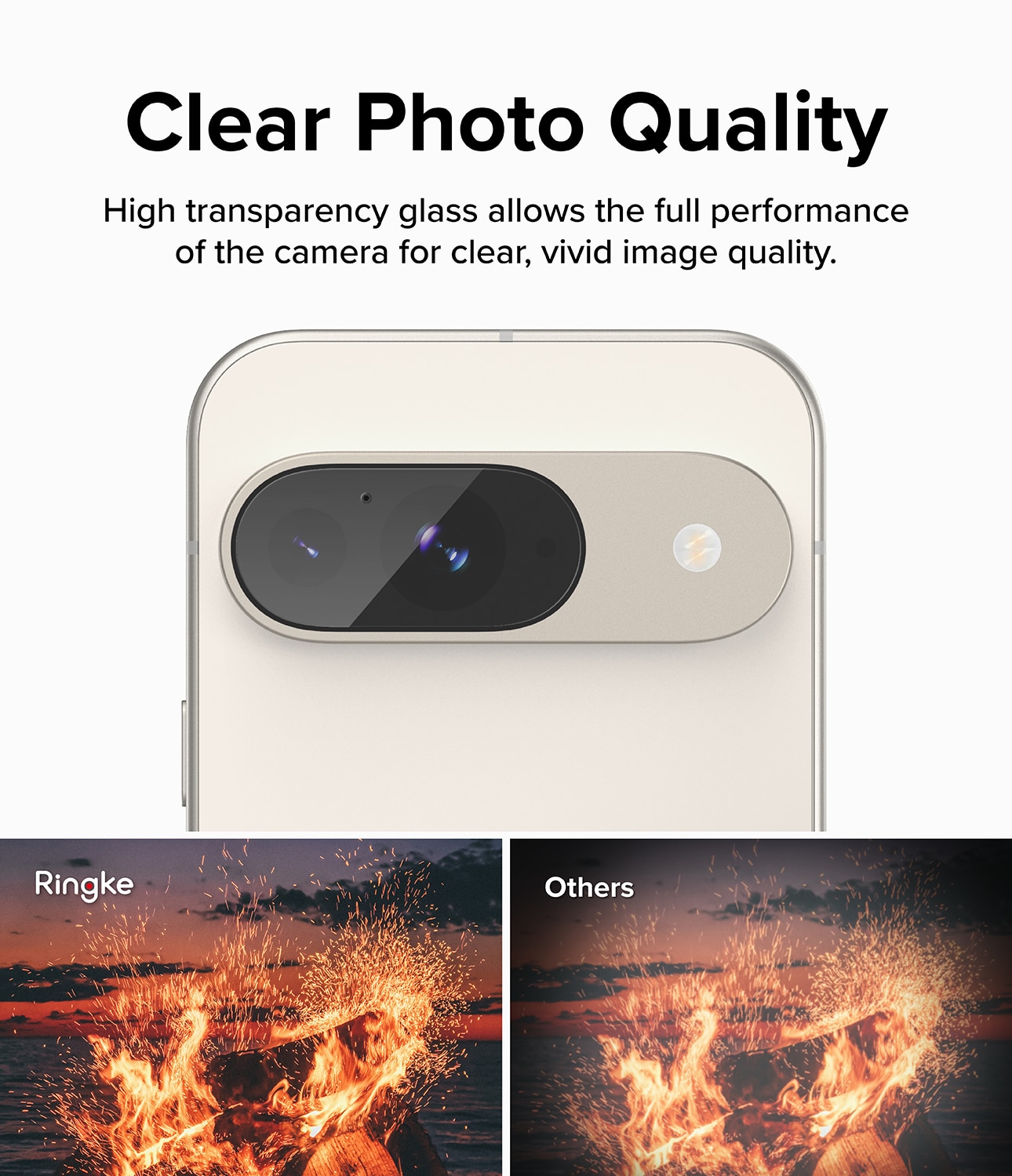 Camera Protector Glass Google Pixel 9 (3-pack)