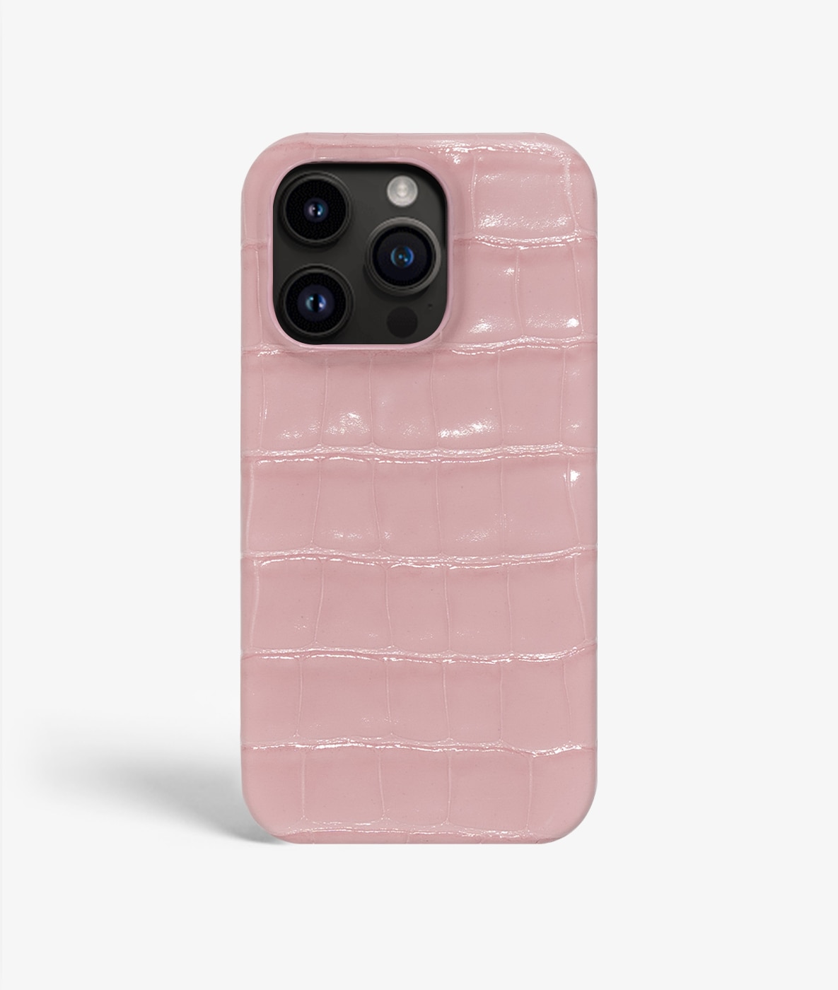 Kuori iPhone 14 Pro Max Croco Pink