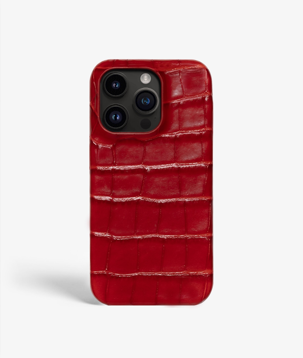 Kuori iPhone 14 Pro Croco Red