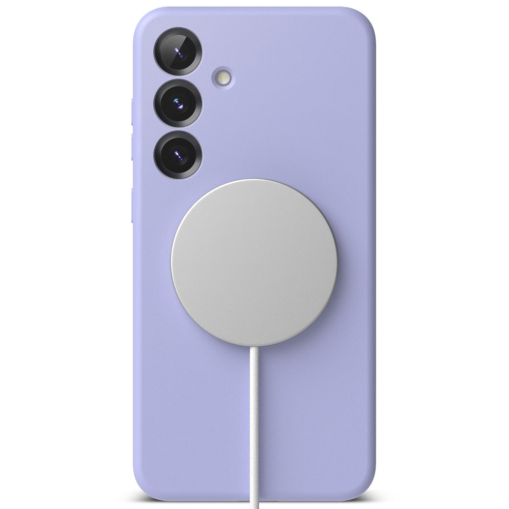 Silicone Magnetic Case Samsung Galaxy S25 Lavender