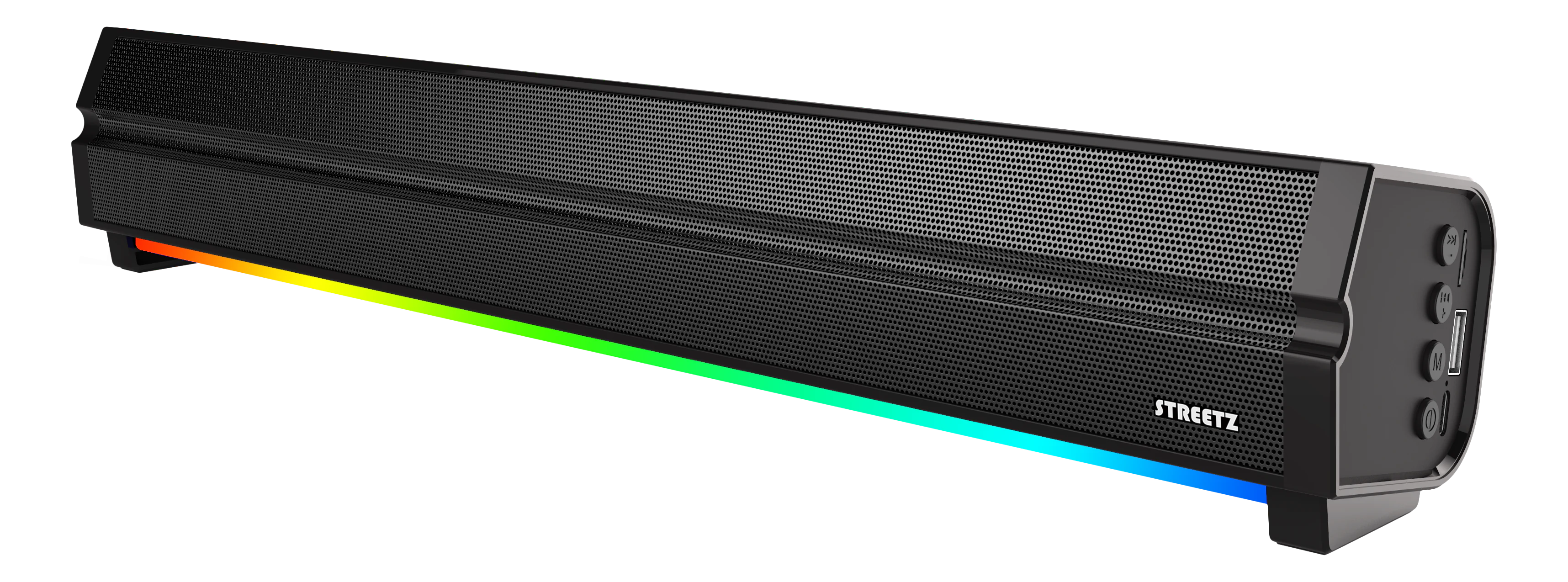 Bluetooth-kaiutin RGB-valaistuksella musta