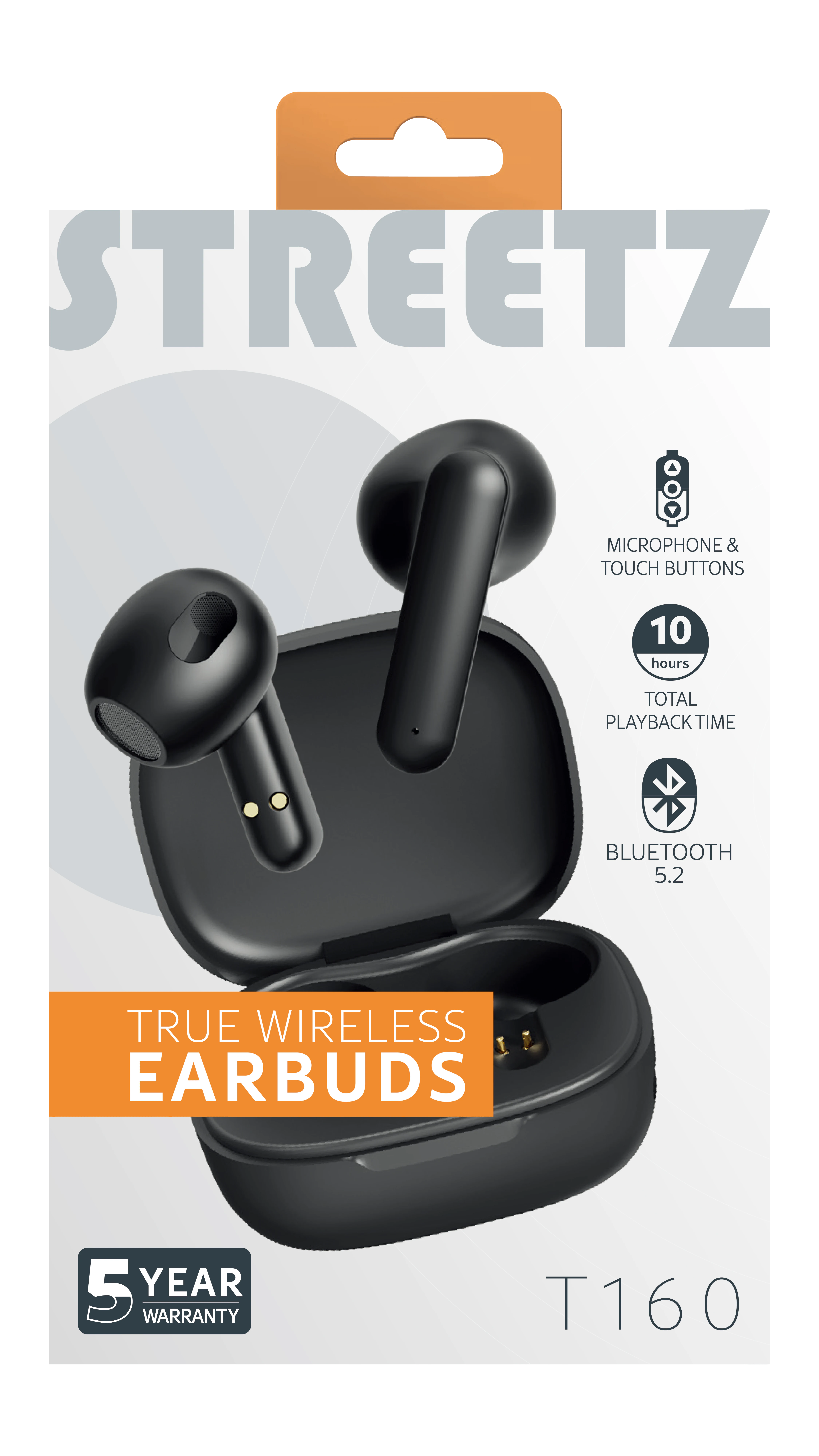 True Wireless in-ear kuulokkeet musta