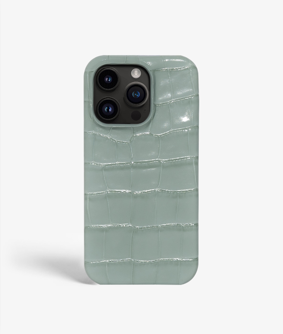 Kuori iPhone 13 Pro Max Croco Teal