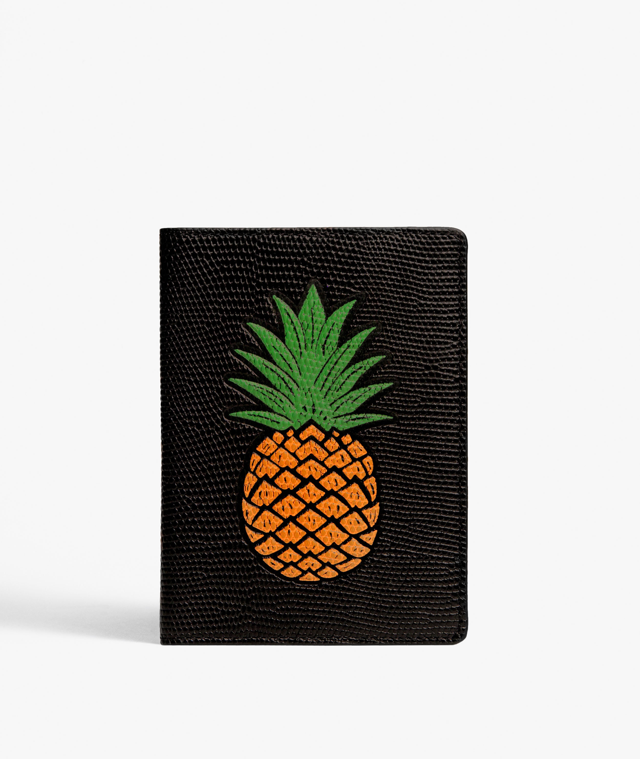 Passikotelo Pineapple Orange Lizard Black