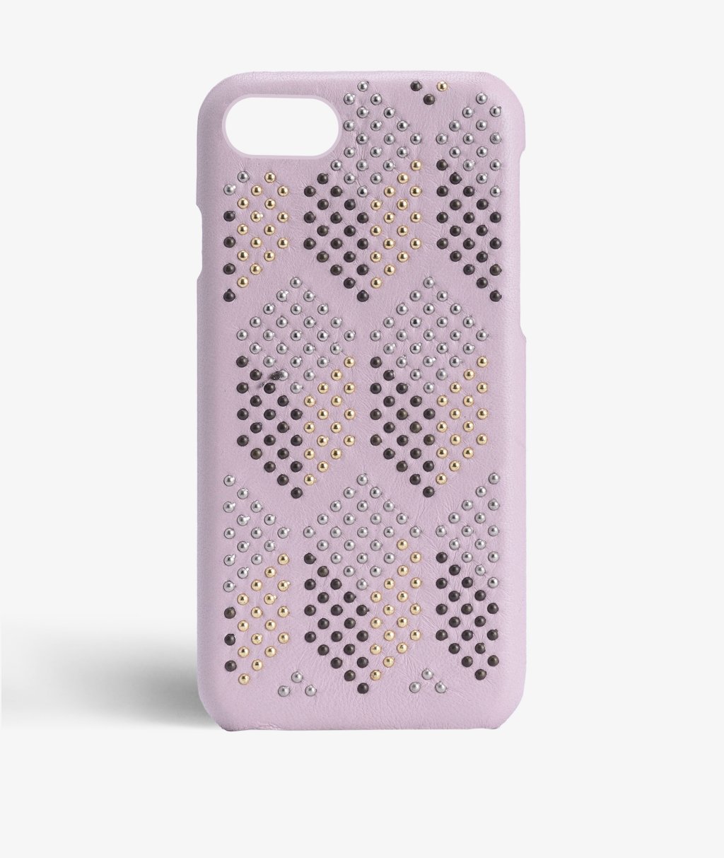 Kuori iPhone SE 2022 Mixed Mini Studs Nappa Baby Pink