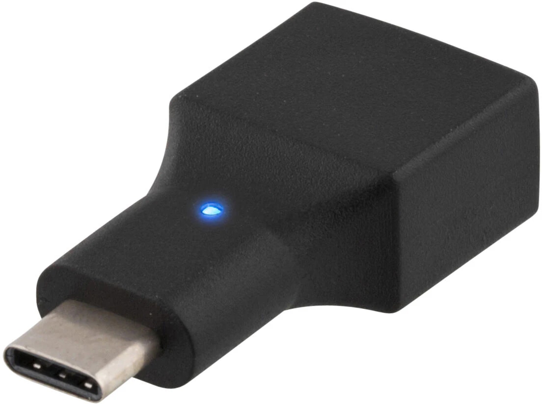 USB 2.0 -adapteri USB-C ä USB-A musta