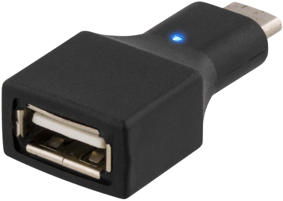 USB 2.0 -adapteri USB-C ä USB-A musta