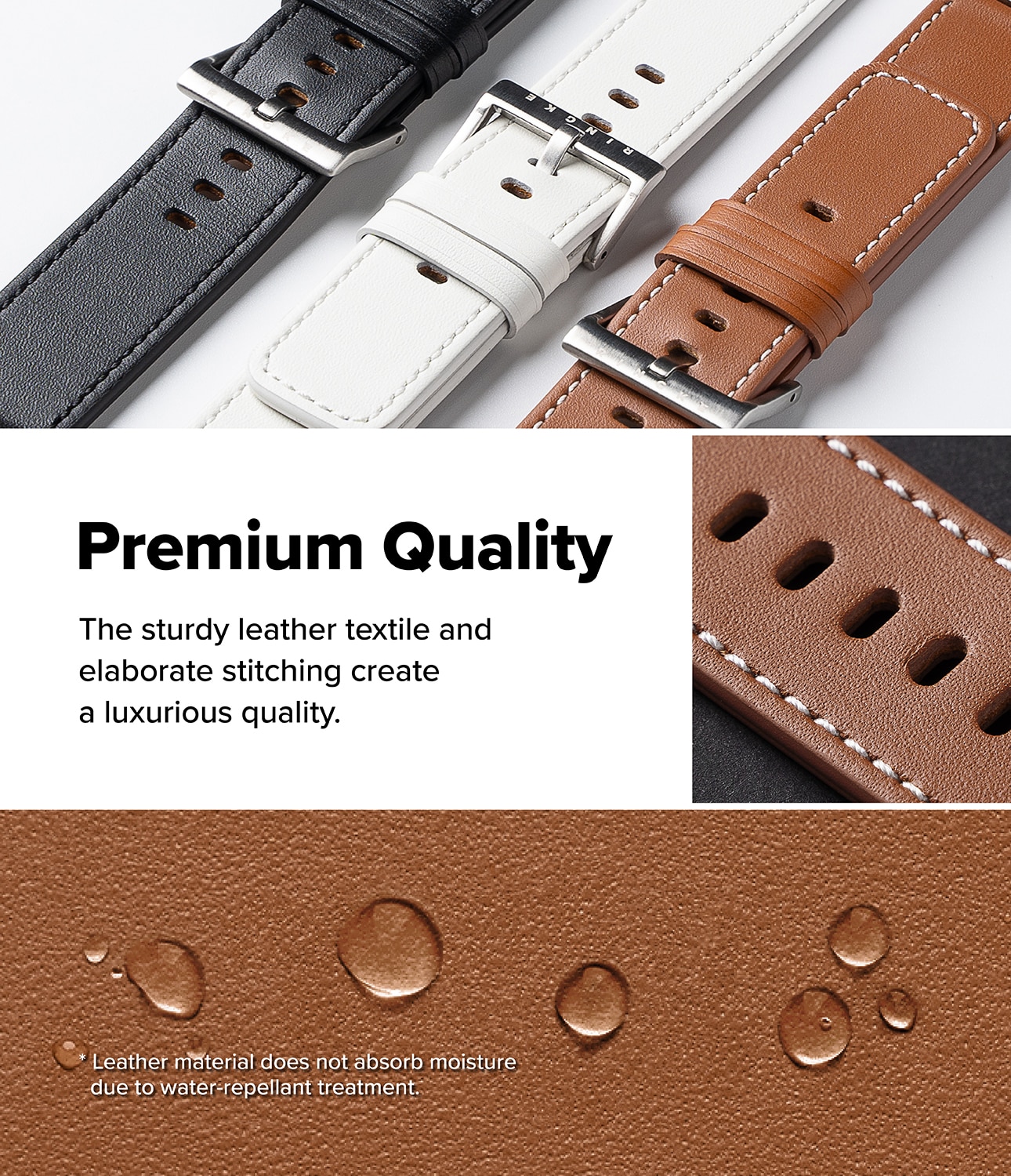 Leather One Basic Bold Band  Suunto 9 Brown