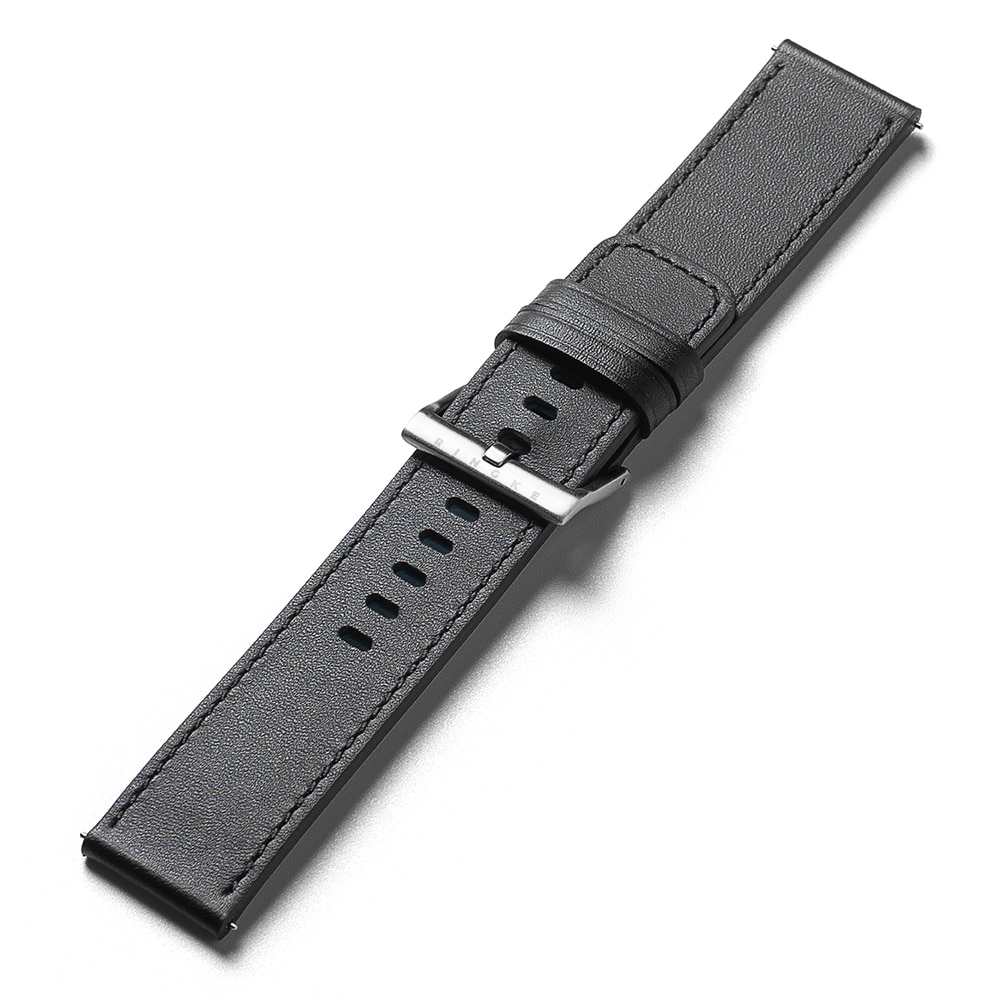 Leather One Basic Bold Band Mobvoi Ticwatch Pro 5 Black