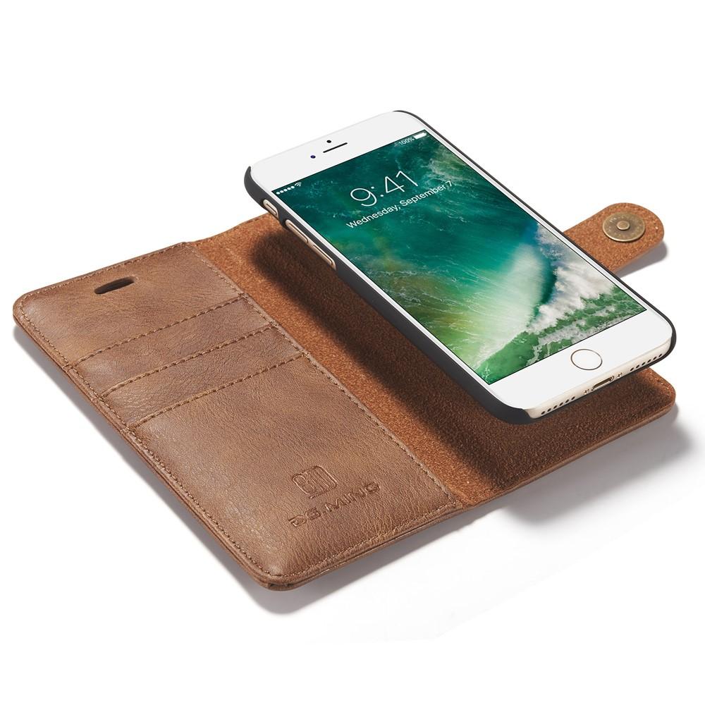 Magnet Wallet iPhone 7 Cognac