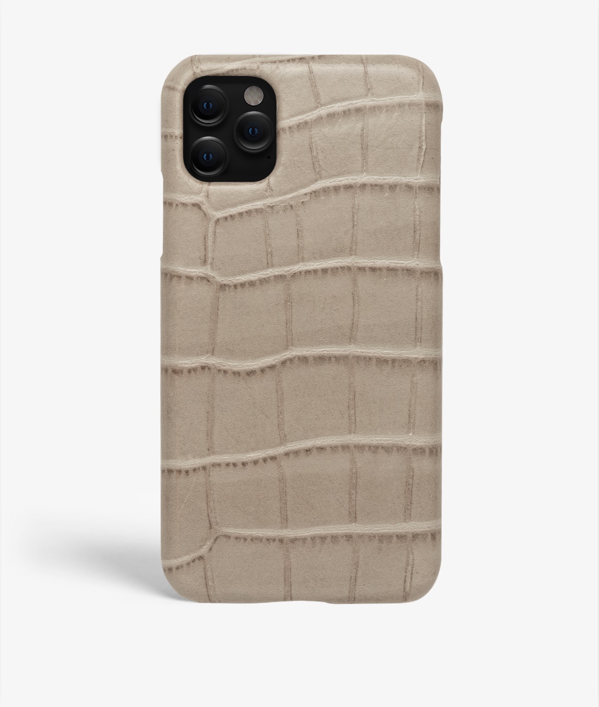 Kuori iPhone 12/iPhone 12 Pro Croco Grey